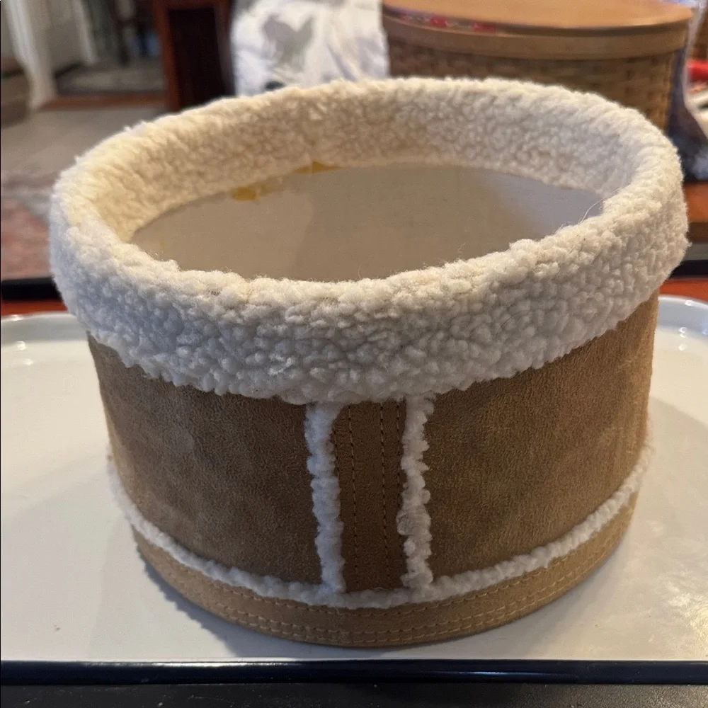 Basket Cozy Tan and Cream Home Accent Basket